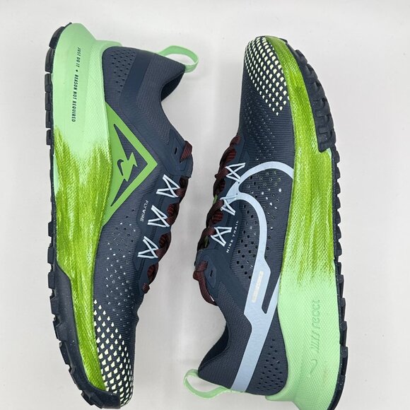 Women's Nike React Pegasus Trail 4 Trail Running Shoes Blue DJ6159-403 NEW Sz 10 - Picture 7 of 12